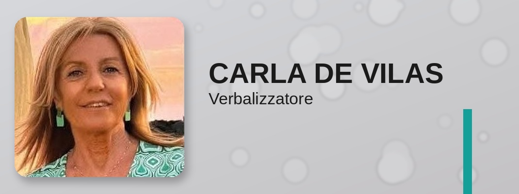 Carla De Vilas - Verbalizzatore